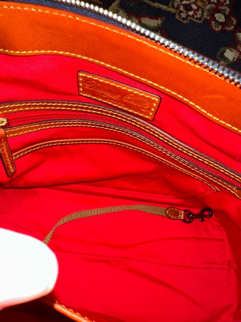 Dooney and Bourke Gretta  blue domed satchel - Picture 6 of 9